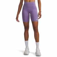 Under Armour Women's Motion Performance Gym Shorts Purple/White Under Armour Women's Motion Performance Gym Shorts Purple/White