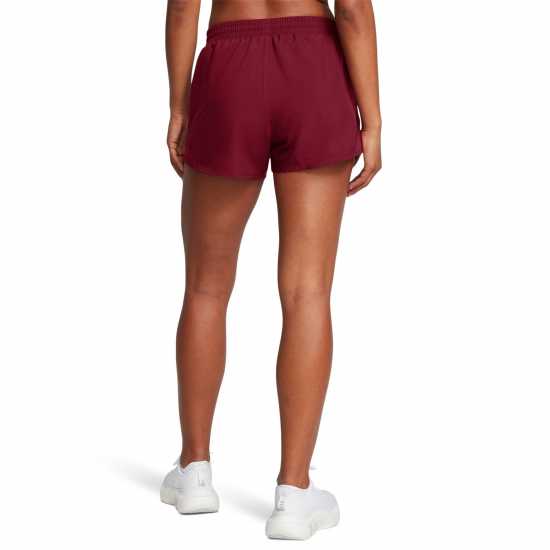 Дамски клинове за фитнес Under Armour Armour Ua Fly By 3'' Shorts Gym Short Womens Red Under Armour Armour Ua Fly By 3'' Shorts Gym Short Womens Red Дамски клинове за фитнес