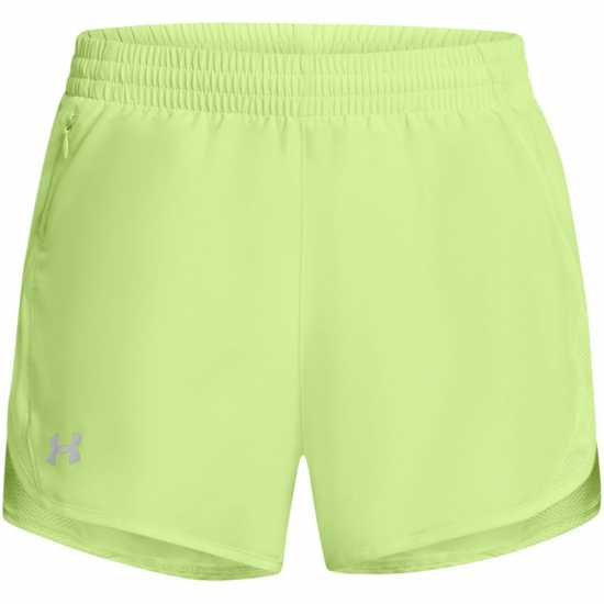 Under Armour Armour Ua Fly By 3'' Shorts Gym Short Womens Green Дамски клинове за фитнес