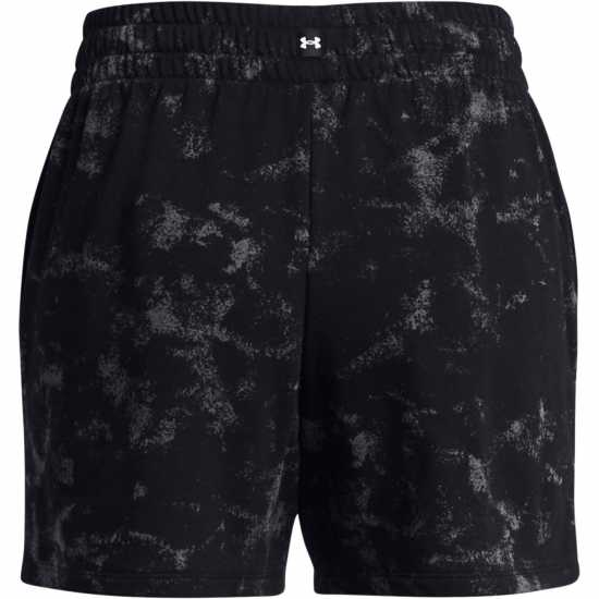 Under Armour Armour Pjt Rck Undrgrnd Terry Shorts Gym Short Womens Black Дамски клинове за фитнес