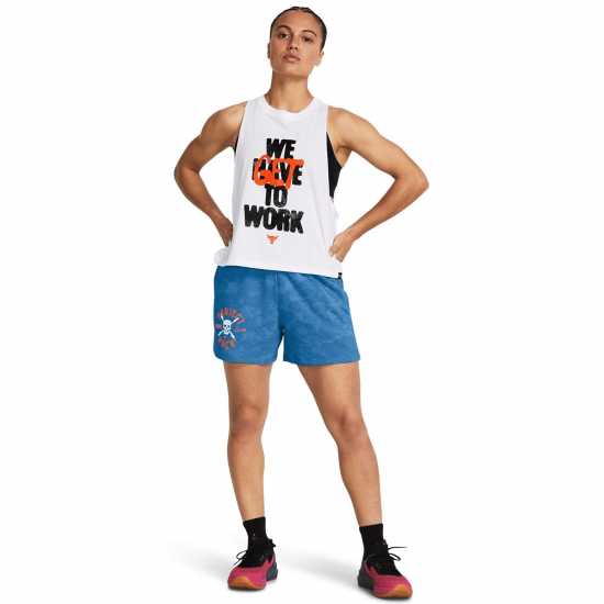 Дамски клинове за фитнес Under Armour Armour Pjt Rck Undrgrnd Terry Shorts Gym Short Womens Blue Under Armour Armour Pjt Rck Undrgrnd Terry Shorts Gym Short Womens Blue Дамски клинове за фитнес