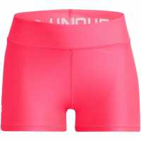 Under Armour Дамски Шорти Heatgear Mid Shorty Shorts Womens Pink Дамски клинове за фитнес