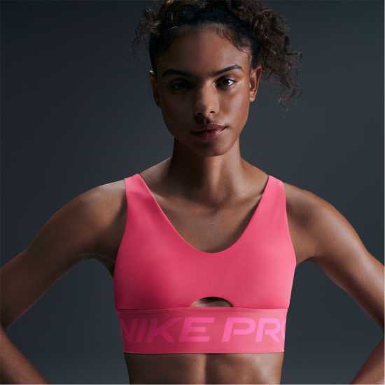 Nike Pro Indy Plunge Women'S Medium-Support Padded Sports Bra Medium Impact Womens  