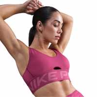 Nike Pro Indy Plunge Women's Medium-Support Padded Sports Bra Medium Impact Womens  