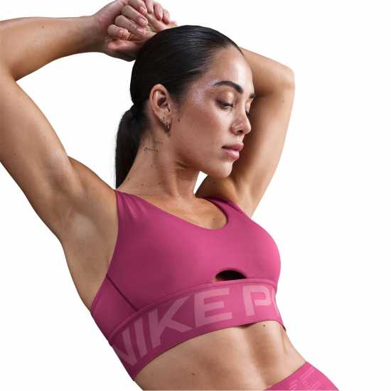 Nike Pro Indy Plunge Women's Medium-Support Padded Sports Bra Medium Impact Womens  