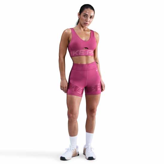 Nike Pro Indy Plunge Women's Medium-Support Padded Sports Bra Medium Impact Womens  