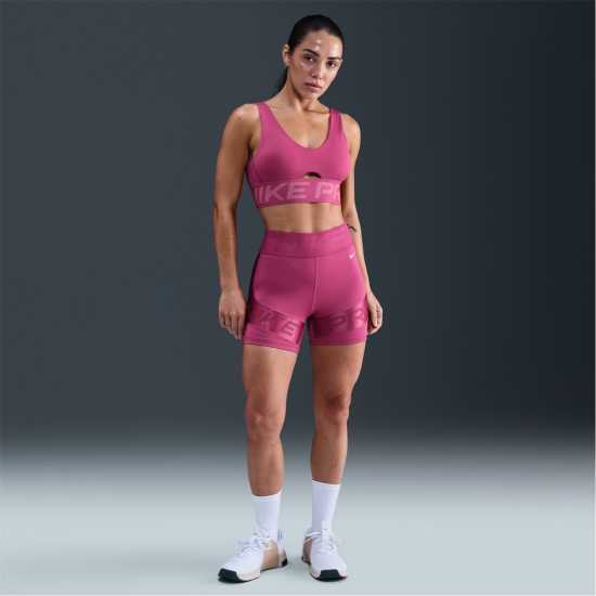 Nike Pro Indy Plunge Women's Medium-Support Padded Sports Bra Medium Impact Womens  