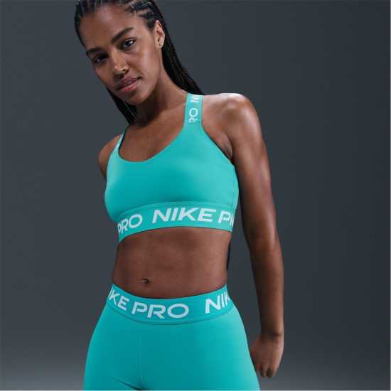 Nike Дамски Шорти Pro 5Inch Shorts Womens Кактус / Бяло Дамски клинове за фитнес