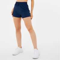 Usa Pro Дамски Шорти 2-In-1 Runner Shorts Womens Морска синьо Дамски клинове за фитнес