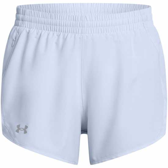 Under Armour Armour Ua Fly By 3'' Shorts Gym Short Womens Синьо Дамски клинове за фитнес
