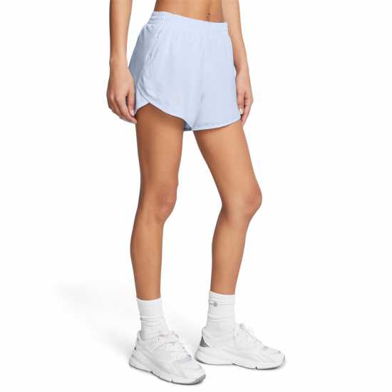 Under Armour Armour Ua Fly By 3'' Shorts Gym Short Womens Синьо Дамски клинове за фитнес