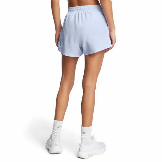 Under Armour Armour Ua Fly By 3'' Shorts Gym Short Womens Синьо Дамски клинове за фитнес