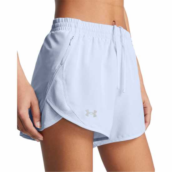 Under Armour Armour Ua Fly By 3'' Shorts Gym Short Womens Синьо Дамски клинове за фитнес