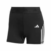 Adidas Hyglm 3Inch Gym Short Womens Черно Дамски клинове за фитнес