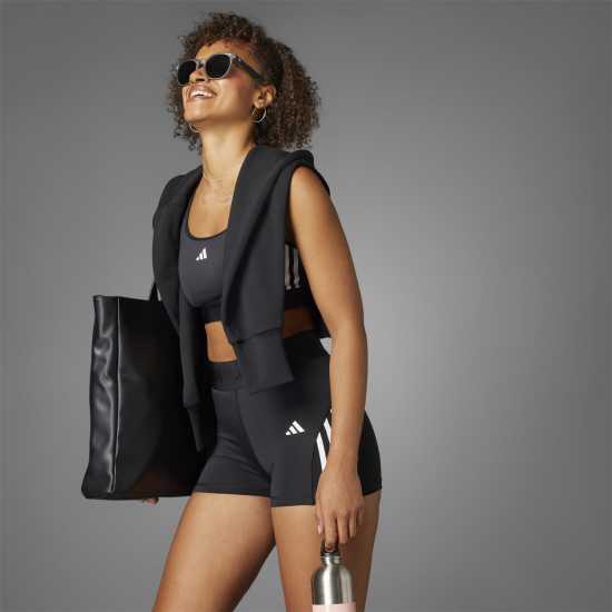 Дамски клинове за фитнес Adidas Hyglm 3Inch Gym Short Womens Черно Adidas Hyglm 3Inch Gym Short Womens Черно Дамски клинове за фитнес