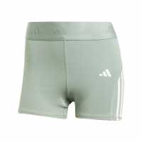Adidas Hyglm 3Inch Gym Short Womens Linen Green Дамски клинове за фитнес