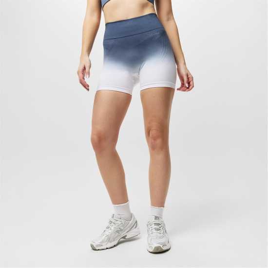 Дамски клинове за фитнес Usa Pro Дамски Шорти Seamless 5 Ombre Shorts Womens Буря/Бяло Usa Pro Дамски Шорти Seamless 5 Ombre Shorts Womens Буря/Бяло Дамски клинове за фитнес
