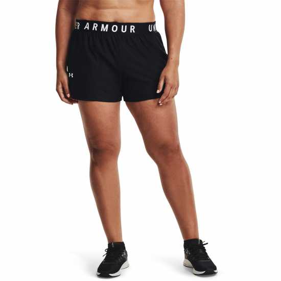 Under Armour Armour Play Up Shorts 3.0& Gym Short Womens Black 