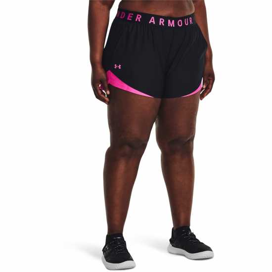 Under Armour Women's Play Up 3.0 Performance Gym Shorts Черно Дамски къси панталони