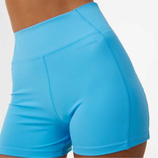 Usa Pro Дамски Шорти 3 Inch Shorts Ladies Аква 