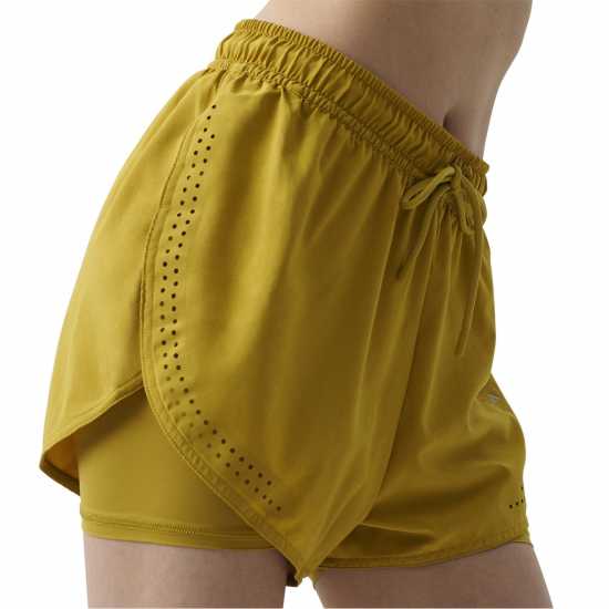 Adidas Women's 2-In-1 Performance Gym Shorts Зелено 