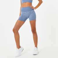 Sale Everlast Seamless Camo 5 Inch Shorts Dusk Blue Дамски клинове за фитнес
