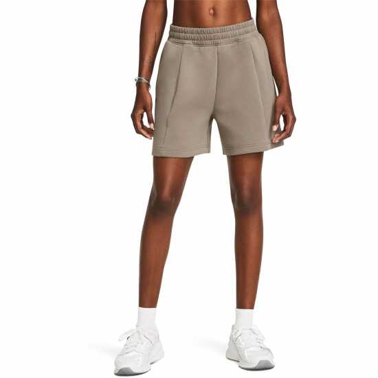 Under Armour Women's Fleece Performance Gym Shorts Brown Under Armour Women's Fleece Performance Gym Shorts Brown