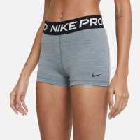 Nike Дамски Шорти Pro Three Inch Shorts Womens Thundr Grey/Wht Дамски клинове за фитнес
