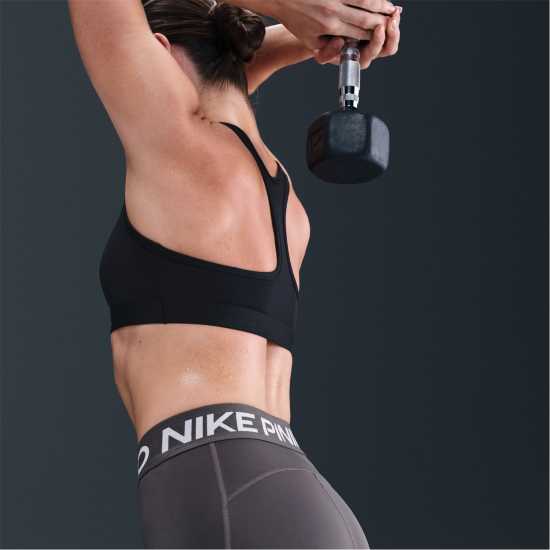 Nike Дамски Шорти Pro Three Inch Shorts Womens Thundr Grey/Wht Дамски клинове за фитнес