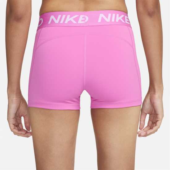 Nike Дамски Шорти Pro Three Inch Shorts Womens Plyfl Pink/Wht Дамски клинове за фитнес
