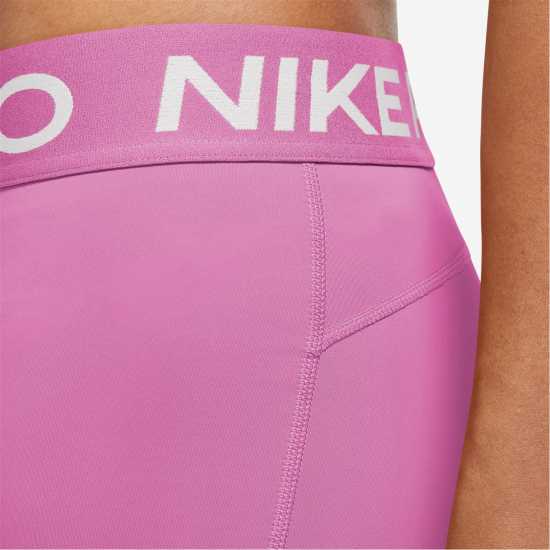 Nike Дамски Шорти Pro Three Inch Shorts Womens Plyfl Pink/Wht Дамски клинове за фитнес