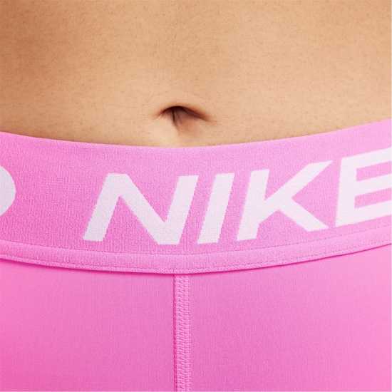 Nike Дамски Шорти Pro Three Inch Shorts Womens Plyfl Pink/Wht Дамски клинове за фитнес
