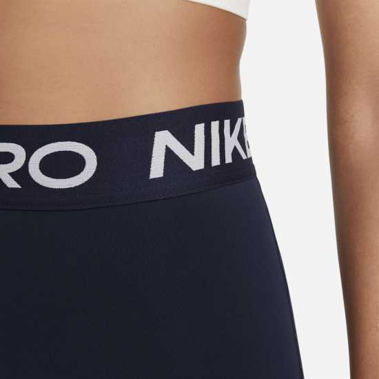 Nike Дамски Шорти Pro Three Inch Shorts Womens Midnight Navy Дамски клинове за фитнес