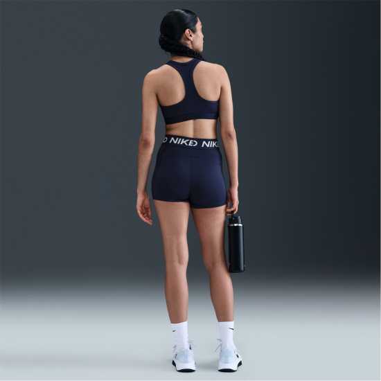 Nike Дамски Шорти Pro Three Inch Shorts Womens Midnight Navy Дамски клинове за фитнес