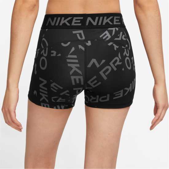 Nike Дамски Шорти Pro Three Inch Shorts Womens Black/Purple Дамски клинове за фитнес