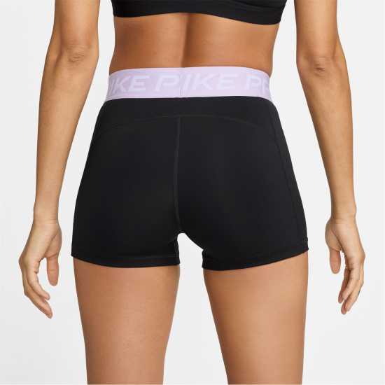 Дамски клинове за фитнес Nike Дамски Шорти Pro Three Inch Shorts Womens Black/Lilac Nike Дамски Шорти Pro Three Inch Shorts Womens Black/Lilac Дамски клинове за фитнес