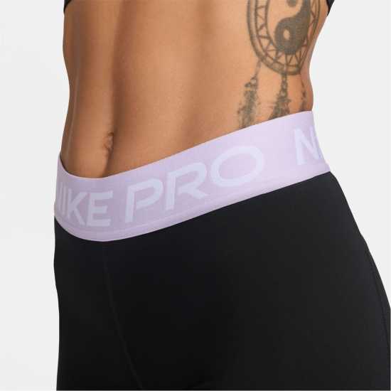 Дамски клинове за фитнес Nike Дамски Шорти Pro Three Inch Shorts Womens Black/Lilac Nike Дамски Шорти Pro Three Inch Shorts Womens Black/Lilac Дамски клинове за фитнес