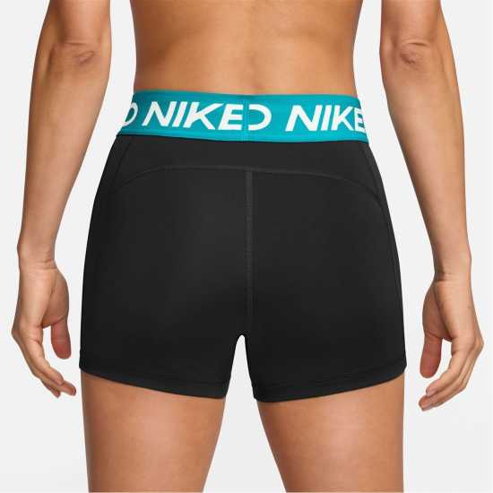Дамски клинове за фитнес Nike Дамски Шорти Pro Three Inch Shorts Womens Черно/Кактус/Бяло Nike Дамски Шорти Pro Three Inch Shorts Womens Черно/Кактус/Бяло Дамски клинове за фитнес