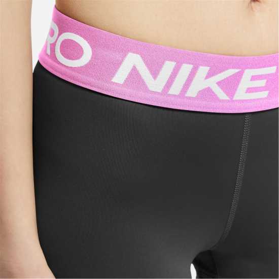 Дамски клинове за фитнес Nike Дамски Шорти Pro Three Inch Shorts Womens Blk/Ply Pnk/Wht Nike Дамски Шорти Pro Three Inch Shorts Womens Blk/Ply Pnk/Wht Дамски клинове за фитнес
