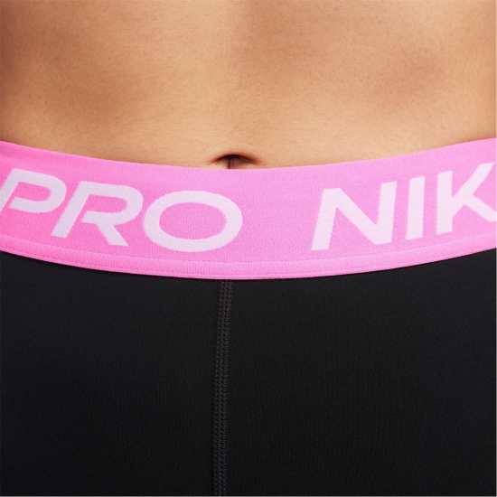 Дамски клинове за фитнес Nike Дамски Шорти Pro Three Inch Shorts Womens Blk/Ply Pnk/Wht Nike Дамски Шорти Pro Three Inch Shorts Womens Blk/Ply Pnk/Wht Дамски клинове за фитнес
