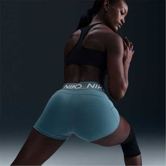 Дамски клинове за фитнес Nike Дамски Шорти Pro Three Inch Shorts Womens Димно синьо Nike Дамски Шорти Pro Three Inch Shorts Womens Димно синьо Дамски клинове за фитнес