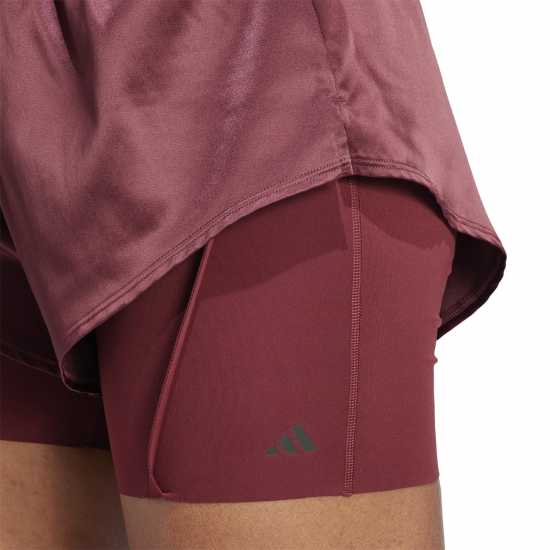 Дамски клинове за фитнес Adidas Дамски Шорти Power Aeroready 2-In-1 Shorts Womens Adidas Дамски Шорти Power Aeroready 2-In-1 Shorts Womens Дамски клинове за фитнес