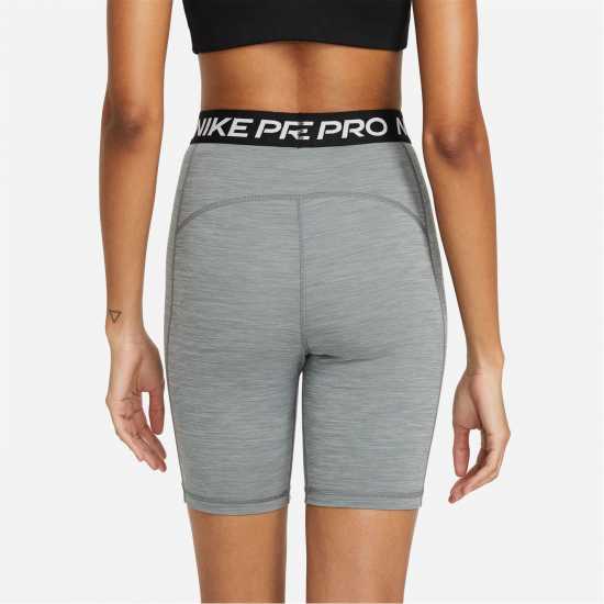 Nike Дамски Шорти Pro 7Inch High Rise Shorts Womens Grey Дамски клинове за фитнес