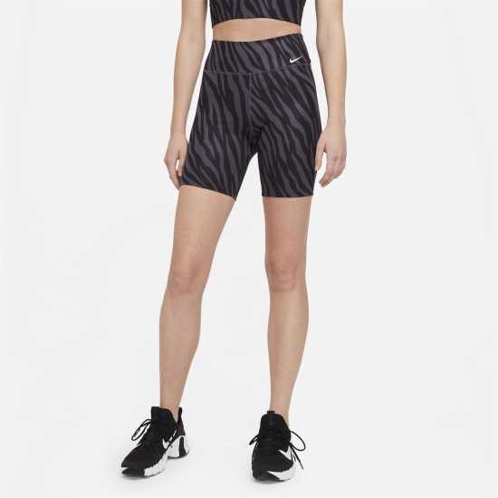 Nike Дамски Шорти One 7 Aop Icon Shorts Ladies  