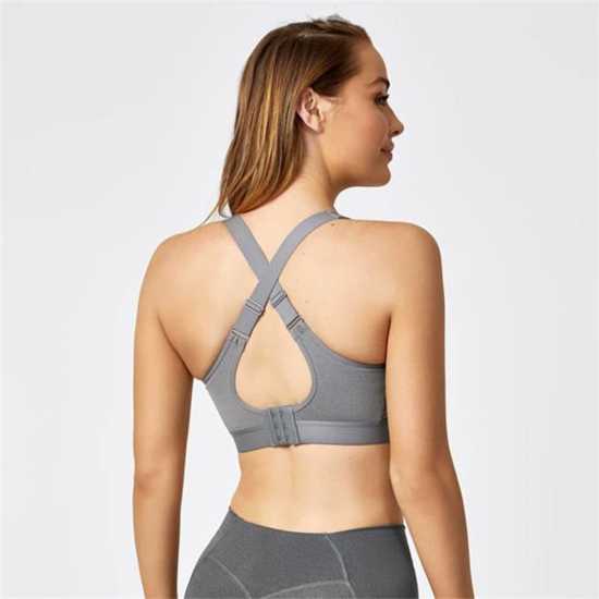 Usa Pro High Support Sports Bra Charcoal Спортни сутиени