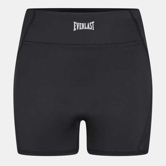 Дамски Шорти Everlast Shine 3Inch Shorts Womens Черно Дамски клинове за фитнес