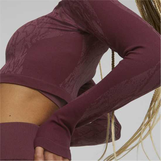 Puma Formknit Cropped Quarter Zip Top Womens  