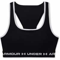 Under Armour Armour Ua Crossback Mid Bra Pkt Medium Impact Sports Womens