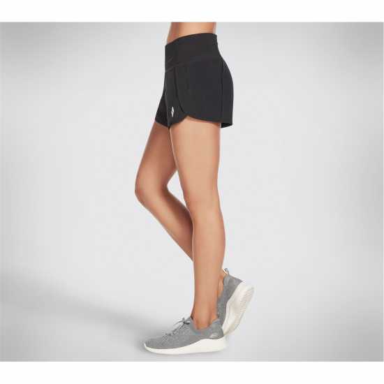 Skechers Дамски Шорти Gopro Run Shorts Womens Black Дамски клинове за фитнес