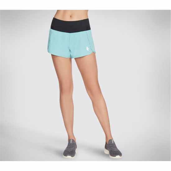 Skechers Дамски Шорти Gopro Run Shorts Womens Turqouise Дамски клинове за фитнес